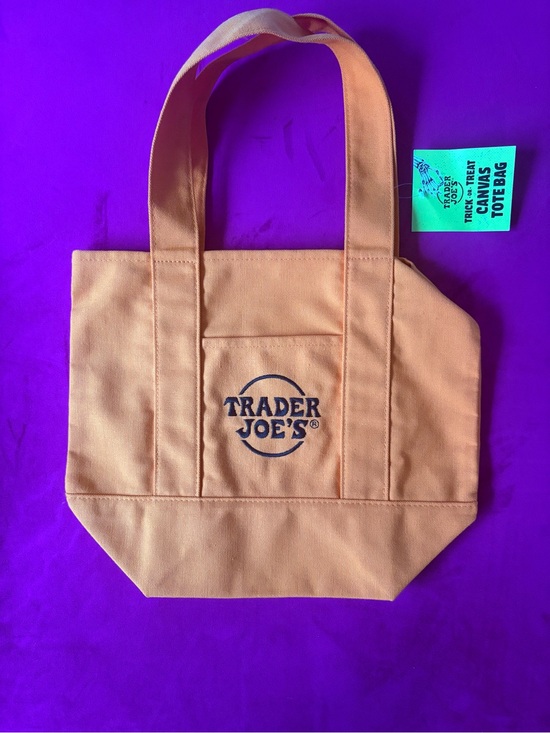 Trader Joe'S Handbags - Trader Joe's 🎃👻Orange Canvas Tote Bag